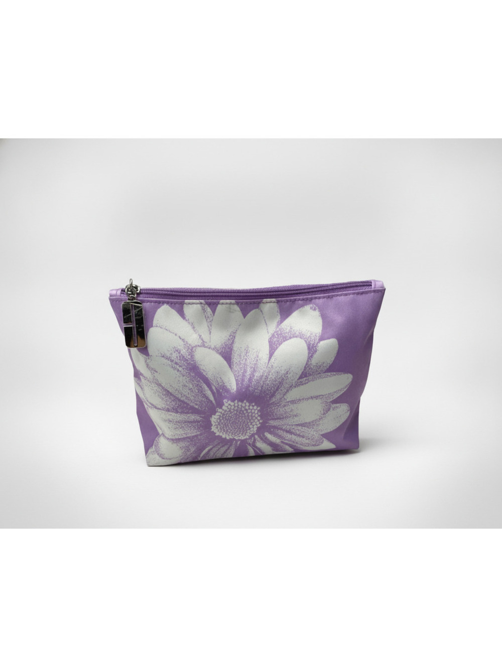 Clinique Purple & White Makeup Bag Cosmetic Travel Organizer Pouch New